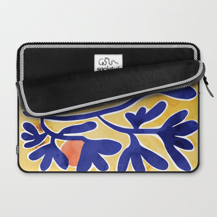 Inspiration Matisse blue leaves Laptop Sleeve Gallery Image 2
