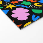 Colorful abstract organic shape art pattern Welcome Mat Gallery Image 2
