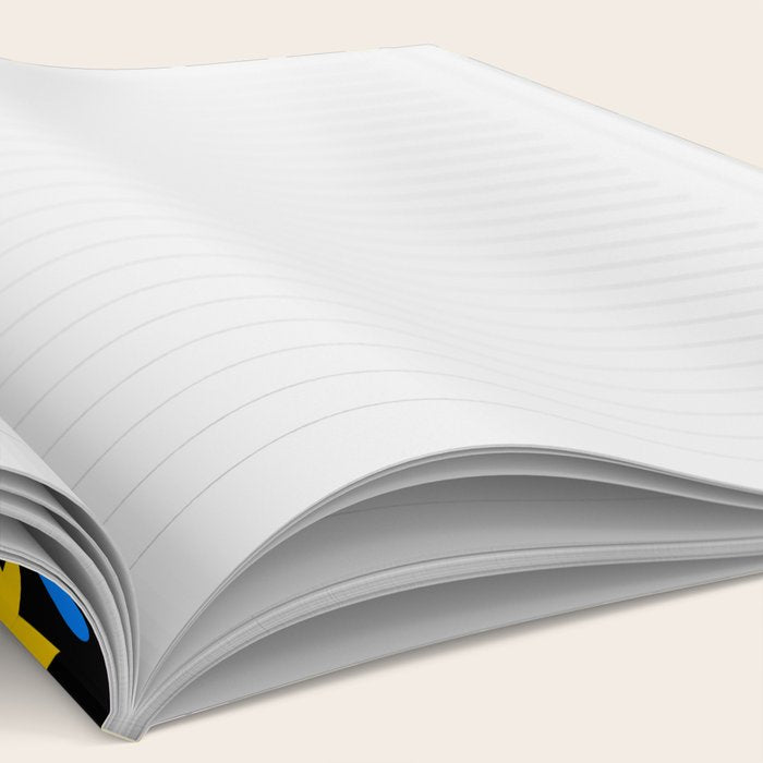 Colorful abstract organic shape art pattern Notebook Gallery Image 2