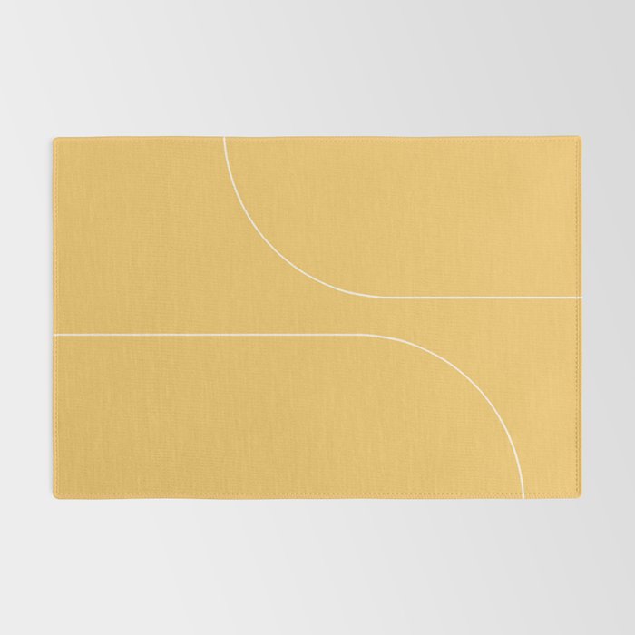 Modern Minimal Line Abstract VI Rug Gallery Image 2
