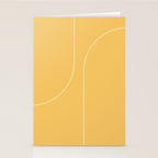 Modern Minimal Line Abstract VI Stationery Card Gallery Image 2