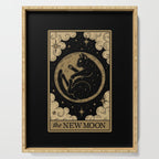 The New Moon - Dark Background Serving Tray Gallery Image 1