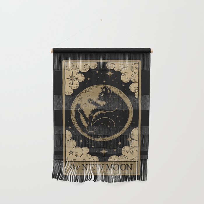 The New Moon - Dark Background Wall Hanging Gallery Image 1
