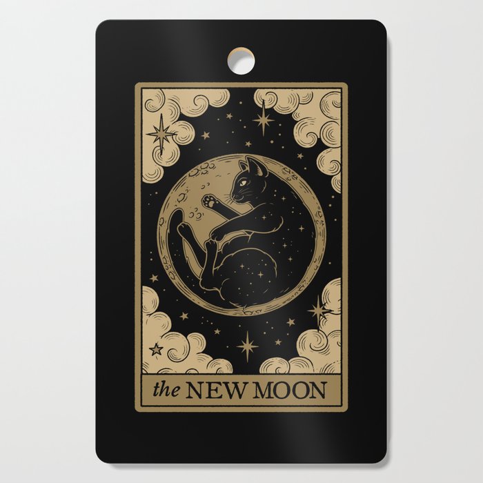 The New Moon - Dark Background Cutting Board Gallery Image 1