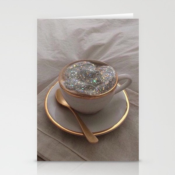 Cappuccino for anyone ? | coffee | breakfast | morning | mood | beige | tasty | happy Stationery Card Gallery Image 2