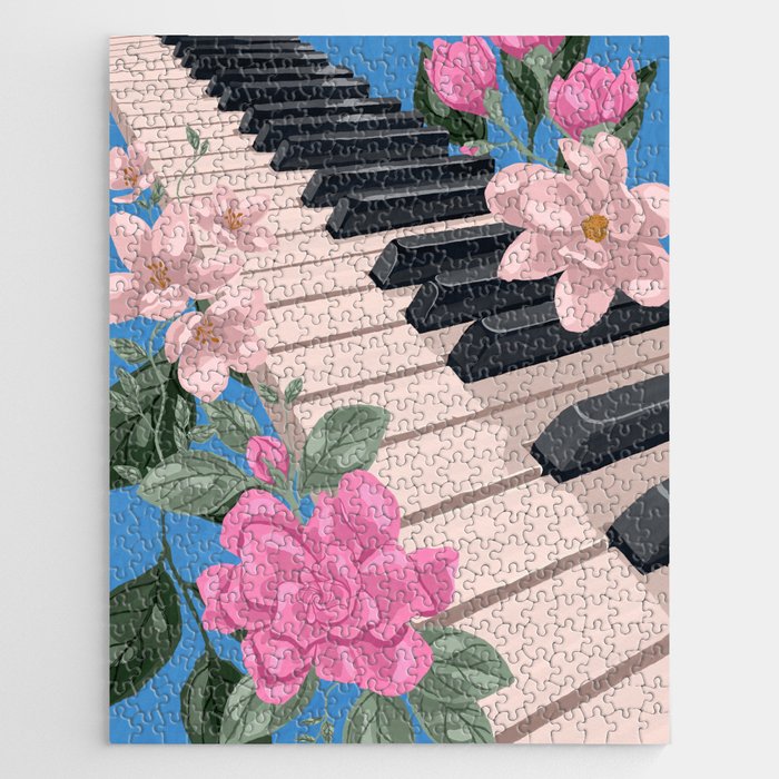 Blue Melody in Bloom  Jigsaw Puzzle Gallery Image 1