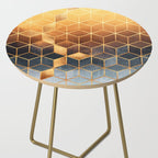 Golden Gradient Cubes Side Table Gallery Image 2