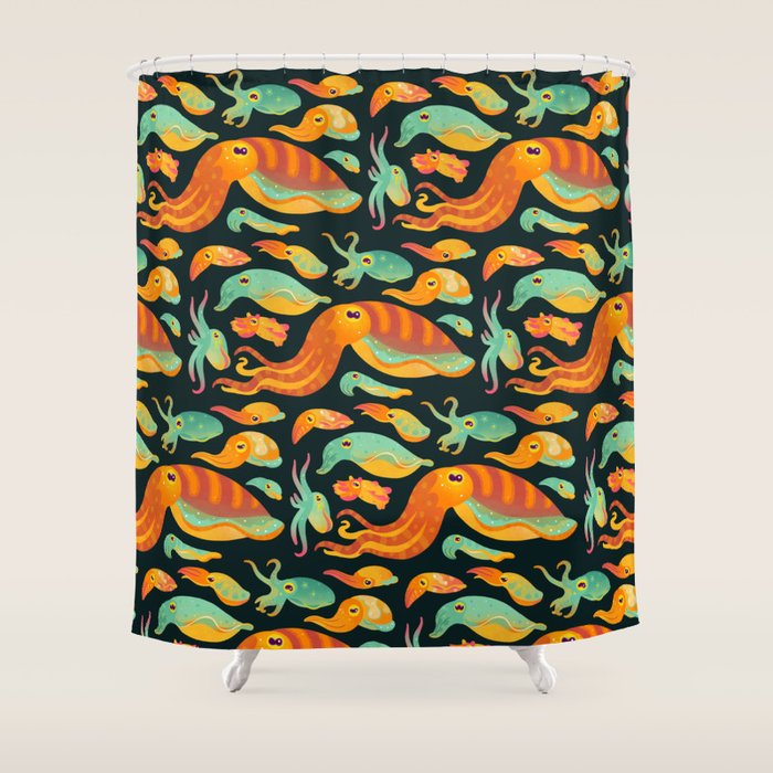 Cuttlefish Shower Curtain Gallery Image 1