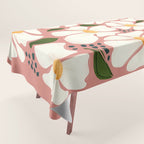 White Daisies On Pink Tablecloth Gallery Image 1