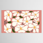 White Daisies On Pink Tablecloth Gallery Image 2