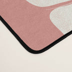 White Daisies On Pink Desk Mat Gallery Image 4