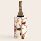 White Daisies On Pink Wine Chiller Gallery Image 2