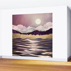 Lunar Waves Wall Mural Gallery Image 2