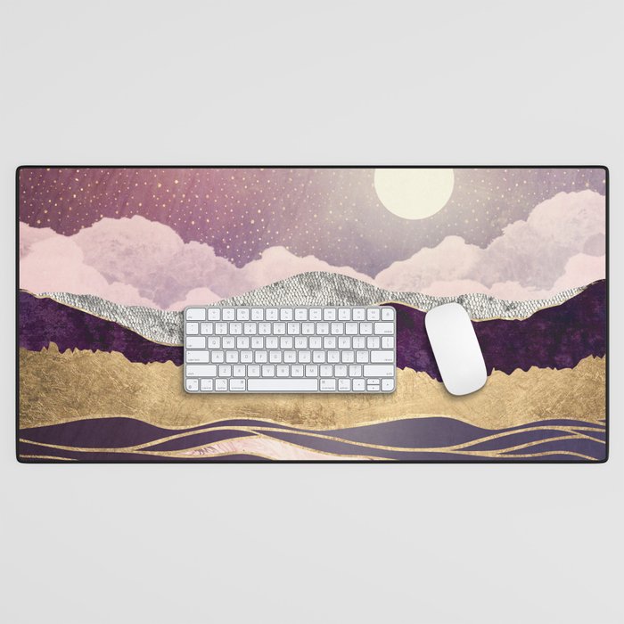 Lunar Waves Desk Mat Gallery Image 1