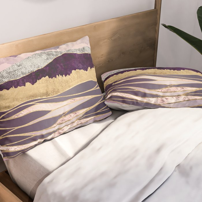 Lunar Waves Pillow Sham Gallery Image 2