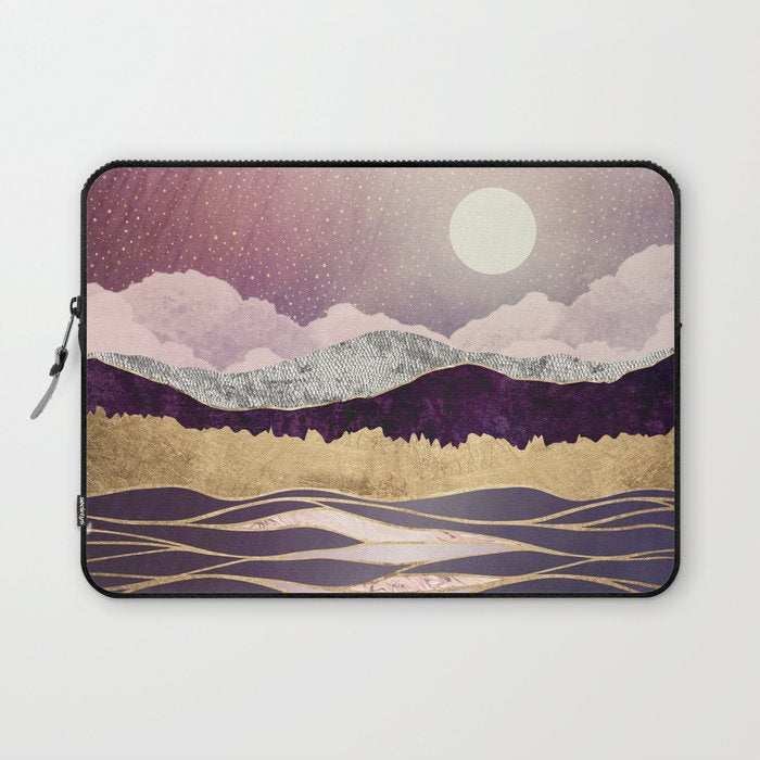 Lunar Waves Laptop Sleeve Gallery Image 1