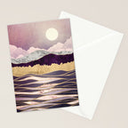 Lunar Waves Stationery Card Gallery Image 2