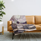 Lunar Waves Throw Blanket Gallery Image 1