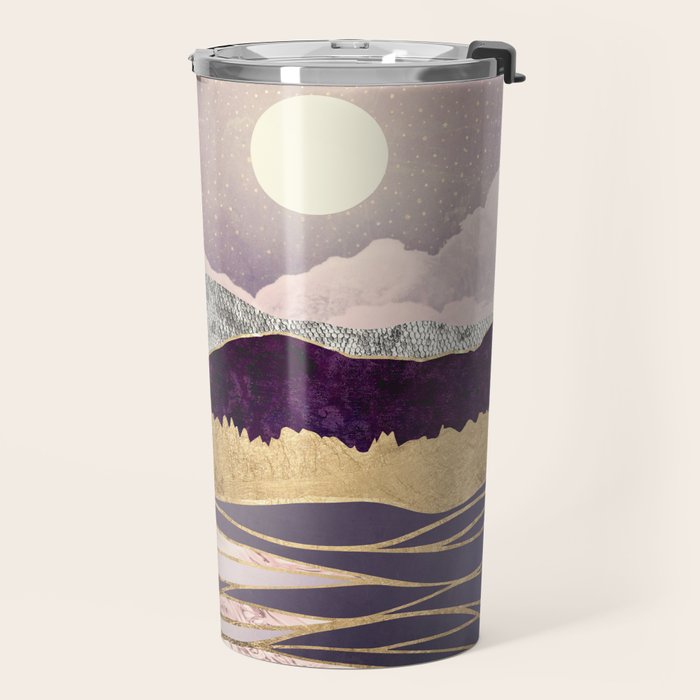 Lunar Waves Travel Mug Gallery Image 2