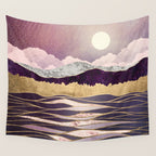 Lunar Waves Wall Tapestry Gallery Image 4