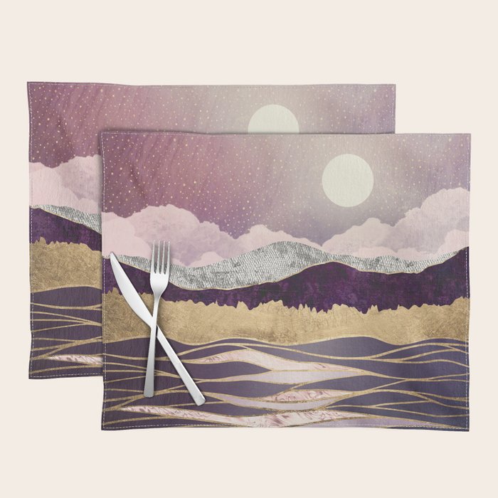 Lunar Waves Placemat Gallery Image 1