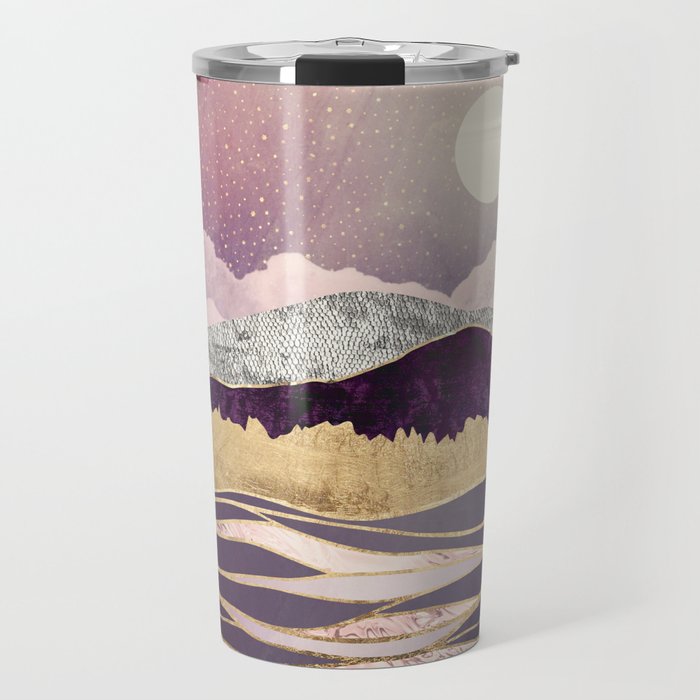 Lunar Waves Travel Mug Gallery Image 1