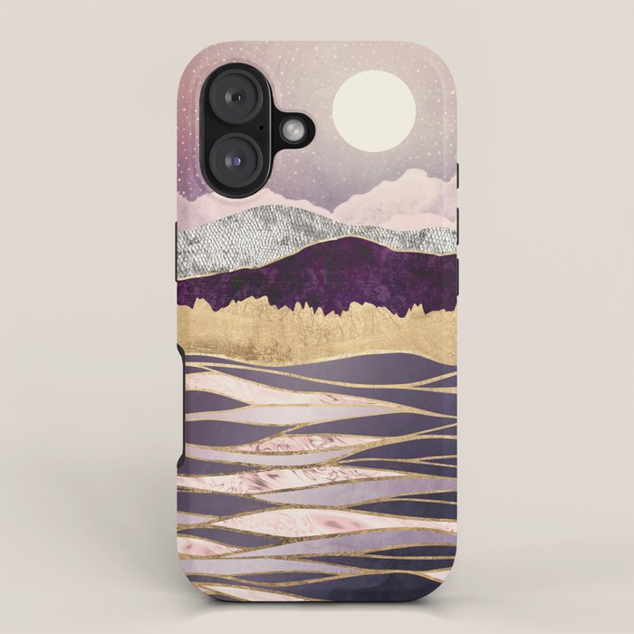 Lunar Waves iPhone Case Gallery Image 1