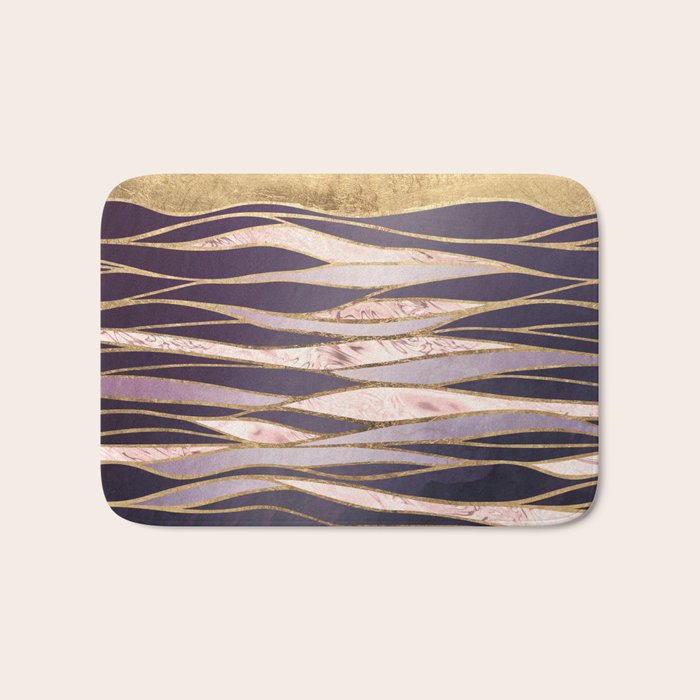 Lunar Waves Bath Mat Gallery Image 1