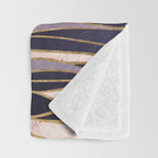 Lunar Waves Throw Blanket Gallery Image 3