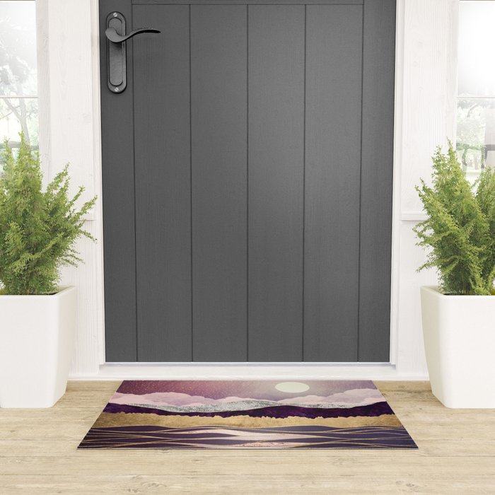 Lunar Waves Welcome Mat Gallery Image 3