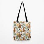 Spring Cheetah Pattern I - Green and Yellow Tote Bag Gallery Image 2