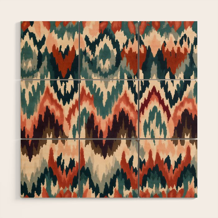 Kashimiran Kilim Wood Wall Art Gallery Image 1