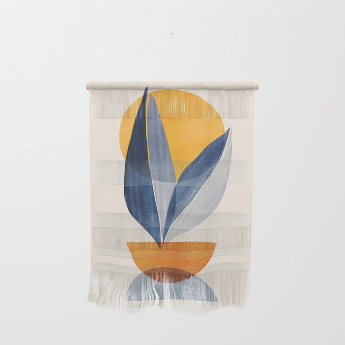 Sunshine Stack / Mid Century Abstract Illustration Wall Hanging Gallery Image 1
