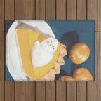 Lemon Meow Pie - Cat Meringue Outdoor Rug Gallery Image 1