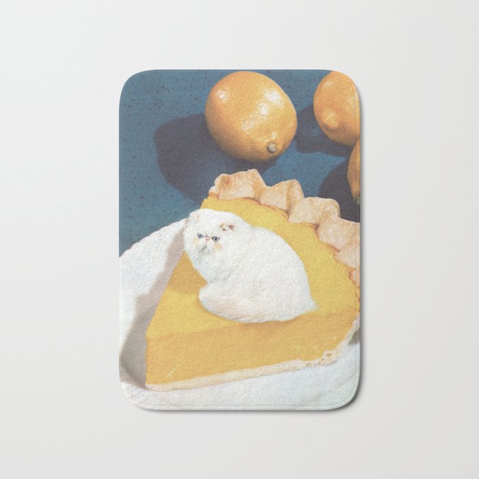 Lemon Meow Pie - Cat Meringue Bath Mat Gallery Image 1