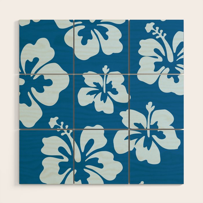 Blue Lagoon Wood Wall Art Gallery Image 1