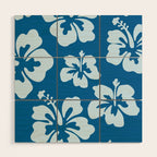 Blue Lagoon Wood Wall Art Gallery Image 1