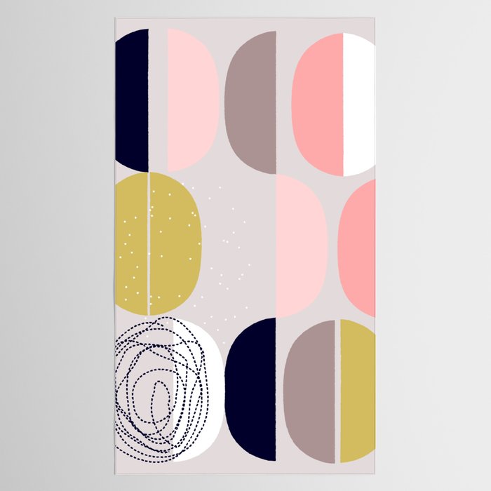 Scandinavian abstract Tablecloth Gallery Image 2