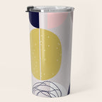Scandinavian abstract Travel Mug Gallery Image 3