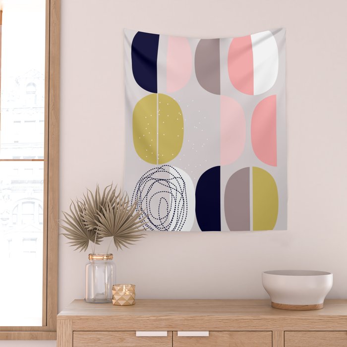 Scandinavian abstract Wall Tapestry Gallery Image 2