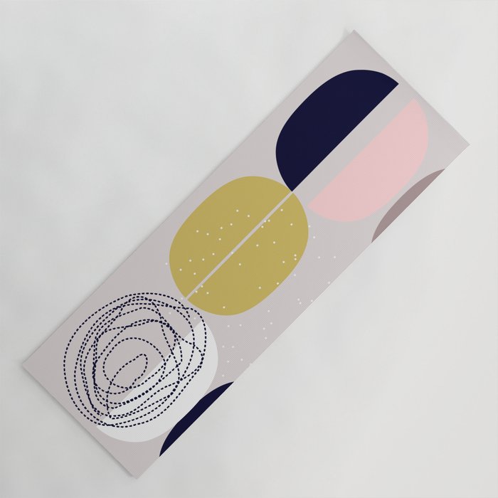 Scandinavian abstract Yoga Mat Gallery Image 1