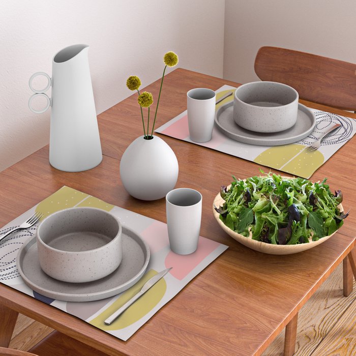 Scandinavian abstract Placemat Gallery Image 2
