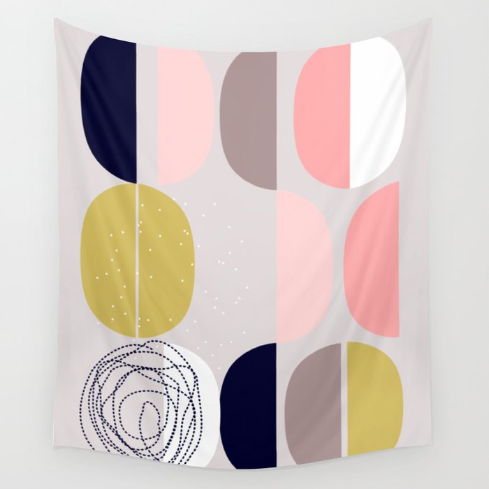Scandinavian abstract Wall Tapestry Gallery Image 4