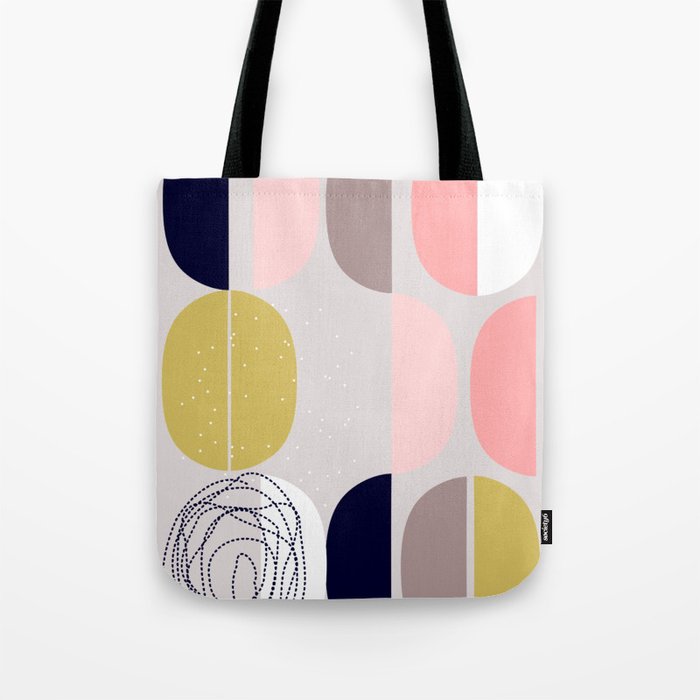 Scandinavian abstract Tote Bag Gallery Image 1
