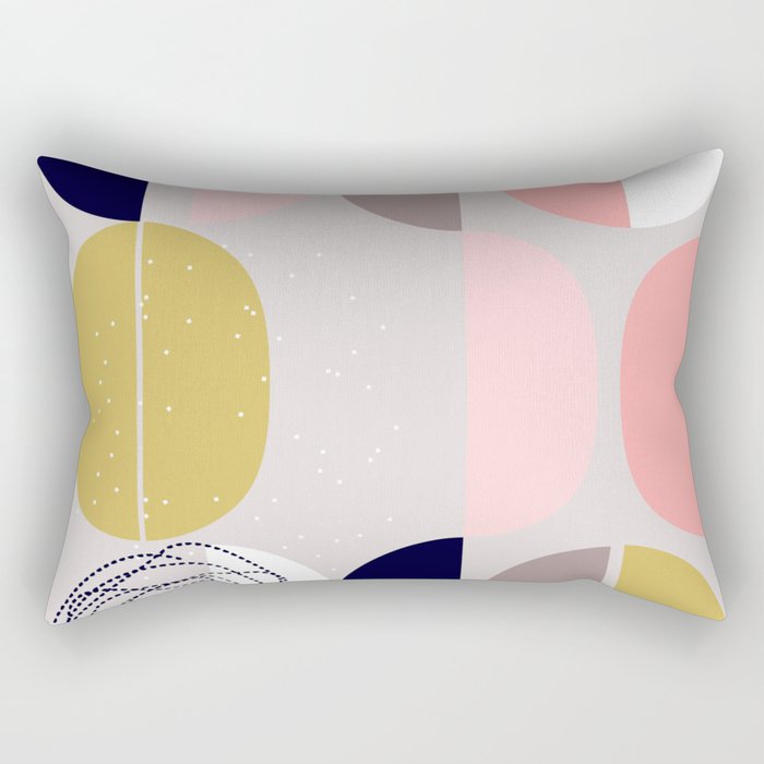 Scandinavian abstract Rectangular Pillow Gallery Image 1