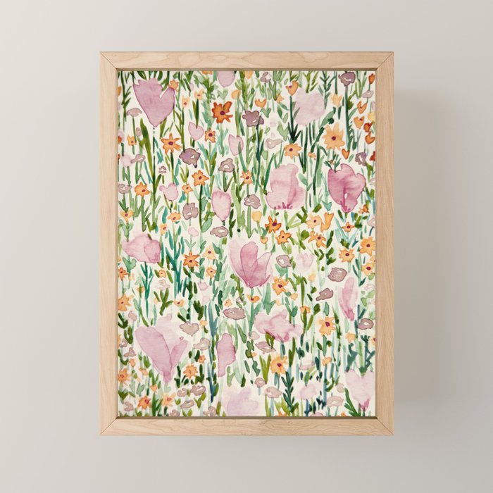 Spring Meadow Mini Art Print Gallery Image 1