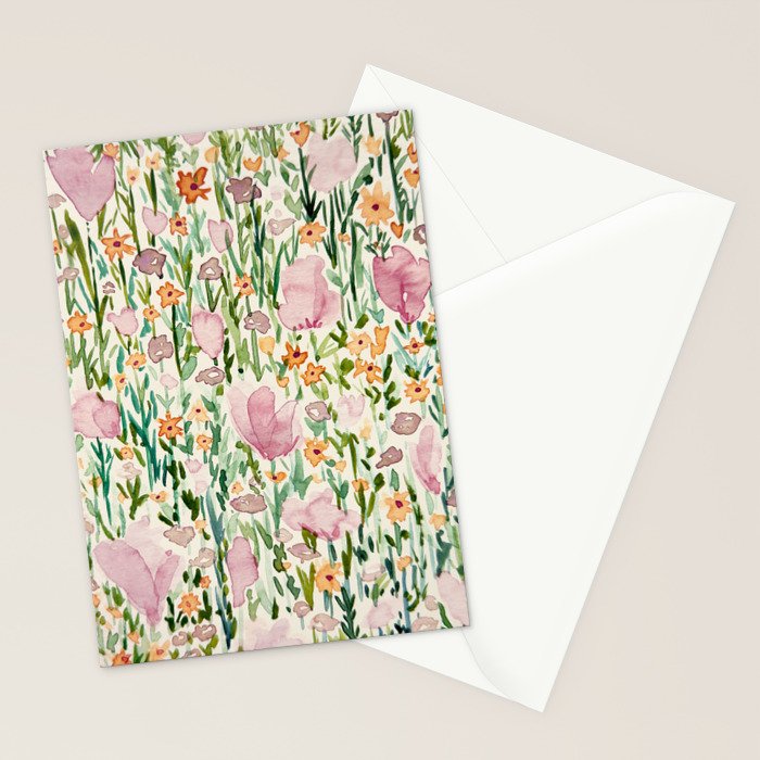 Spring Meadow Stationery Card Gallery Image 2