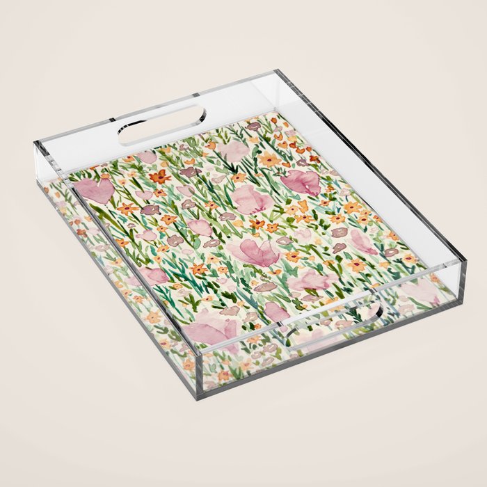 Spring Meadow Acrylic Tray Gallery Image 1