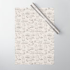 More Sleep Dachshund Wrapping Paper Gallery Image 1