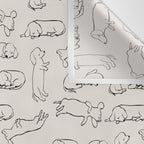 More Sleep Dachshund Wall Tapestry Gallery Image 3